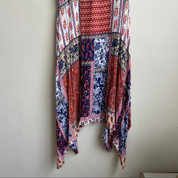 Francesca’s / Handkerchief Asymmetrical Midi Dress - Picture 9 of 10